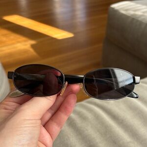 Gucci Black and Gold Women's Sunglasses